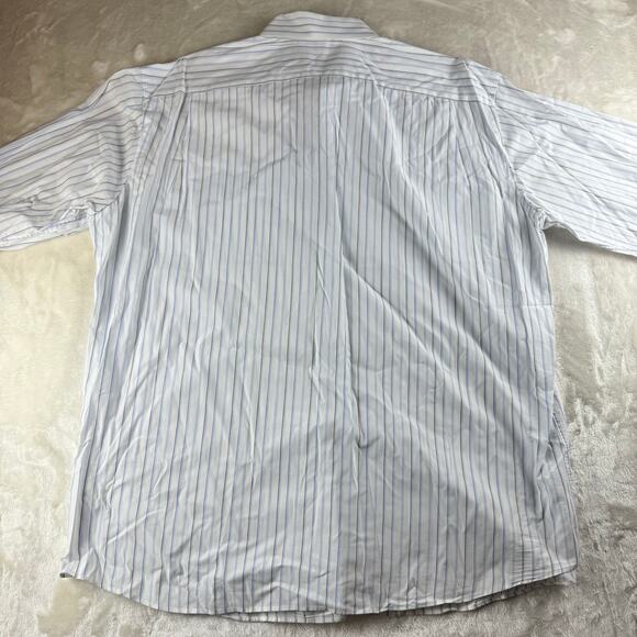 Tommy Hilfiger Button Down Shirts Lot of 2 Long Sleeve Men's 17.5 Casual Office - Picture 4 of 8